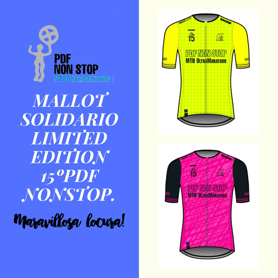 PRESENTAMOS EL MALLOT SOLIDARIO LIMITED EDITION PDFNONSTOP Pedals de Foc Non Stop